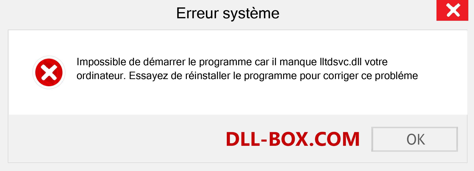 Le fichier lltdsvc.dll est manquant ?. Télécharger pour Windows 7, 8, 10 - Correction de l'erreur manquante lltdsvc dll sur Windows, photos, images